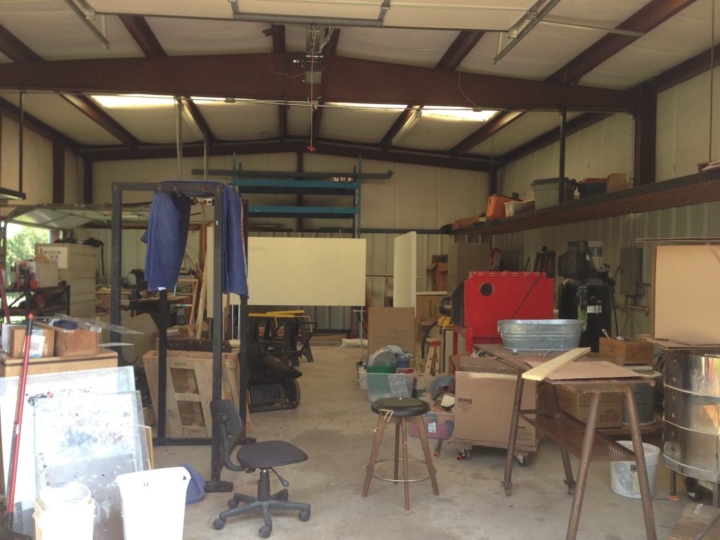 Shop not organized but still working!